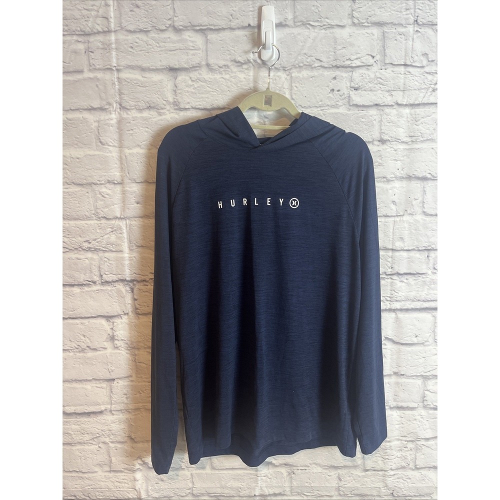 Hurley Men's Beachy Performance Long Sleeve Lightweight Hoodie Size Large